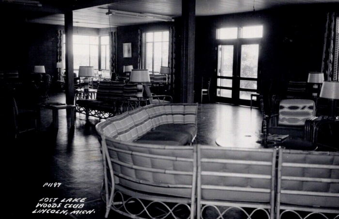 Lost Lake Woods Club - Vintage Postcard (newer photo)